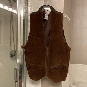 Men’s Medium Leather Vest